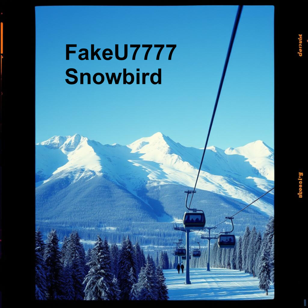 Copertina FakeU7777 - Snowbird, nuovo singolo dal 2 Aprile 2025 Copertina FakeU7777 - Snowbird, nuovo singolo dal 2 Aprile 2025